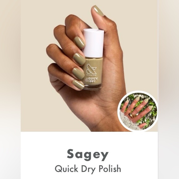 Set of 4-Olive & June Quick Dry Nail Polish - sagey, twilight, brick, & suited❤️ - Picture 3 of 7